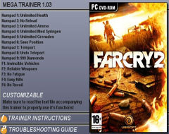 Трейнер для Far Cry 2