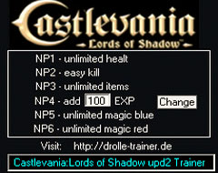 Трейнер для Castlevania: Lords of Shadow